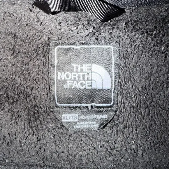 The North Face Jacket Womens XL Black Hooded Fleece Full Zip Pockets Outdoor - Picture 5 of 15